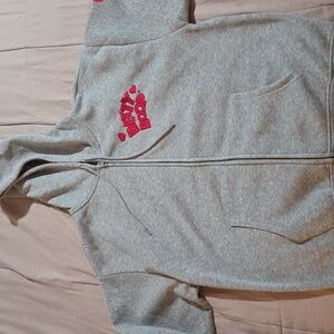 NWOT  ♡Betty Boop Gray Hoodie Zip Up♡